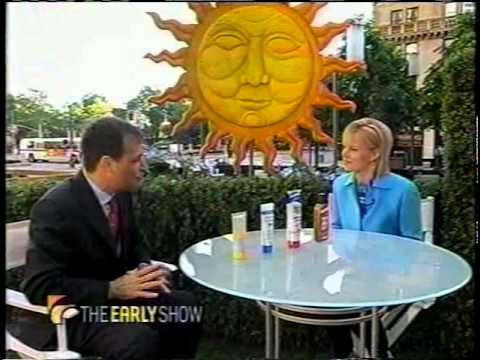 Dr. Alan Kling - CBS-TV, Saturday Early Show, 2002, Sunscreen Protection 101